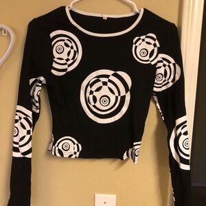 Women’s Black Long Sleeve Top Size Small Brand New Never Worn